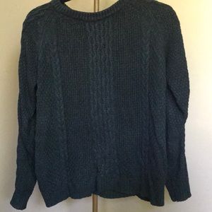 Brandy Melville Chunky Knit Green Sweater